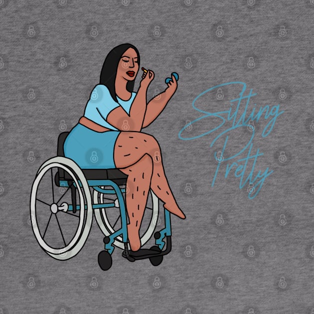 Sitting Pretty in Blue 4 by Dissent Clothing